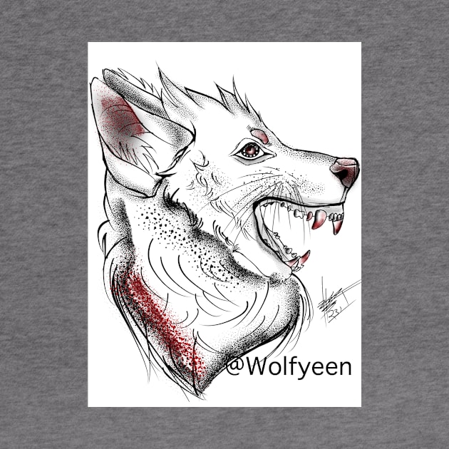 Wolf tattoo by Yeenwolf 